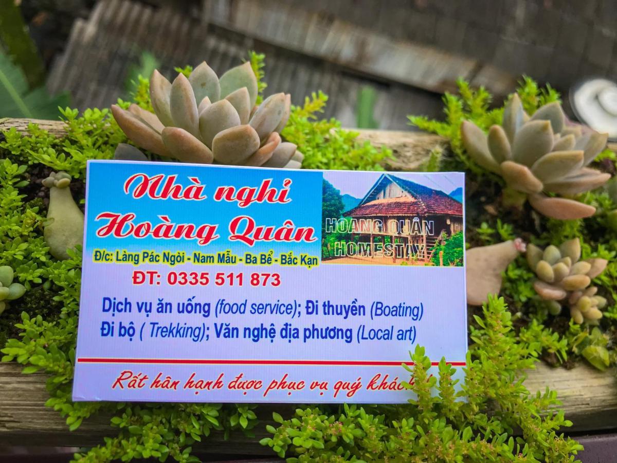 Hoang Quan Homestay Ba Be Екстериор снимка